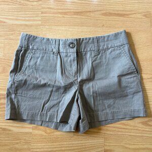 Ann Taylor LOFT Khaki Chino Shorts • Size 0 • NWT